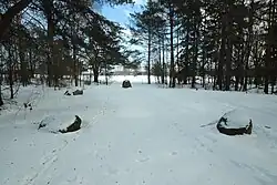 Kamenný kruh na Ekebergu.