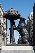 Medvěd a planika (El oso y el madroño) na Puerta del Sol