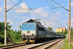 Lokomotiva 362.055 na R směr České Budějovice