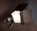 Klapky barn door Elinchrom Quadra zezadu