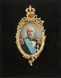 Elisabeth Czapek: Portrét švédského krále Oskara II.