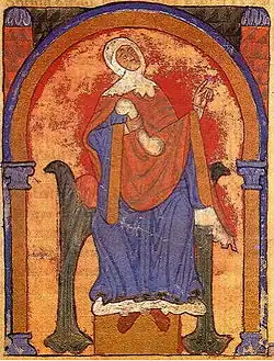 Středověké vyobrazení Elvíry