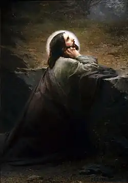 Kristus na hoře Olivetské (1886)