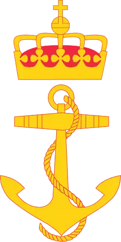 Znak norského královského námořnictva