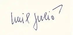 Emil Juliš – podpis