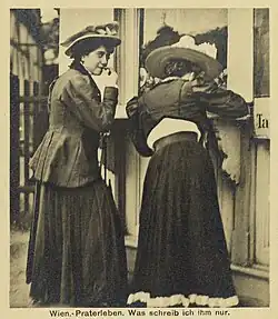 Vídeň - život v Prátru, Co mu asi tak jen napíšu?, asi 1919