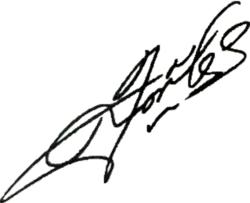 Emómalí-ji Rahmón, podpis