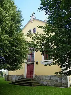 Průčelí kostela (2016)