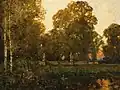 Ferdinand Engelmüller Večer ve starém parku