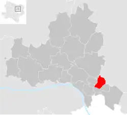 Enzersfeld im Weinviertel na mapě