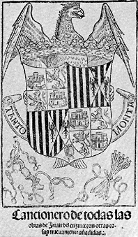 Titulní strana zpěvníku