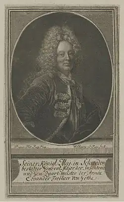 Johann Fridrich Eosander von Göthe