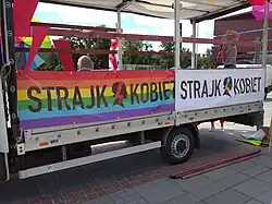 Demonstrace koalice Strajk Kobiet v roce 2022