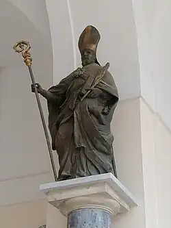 Socha svatého Marciana z Tortony v katerdále v Gaetě