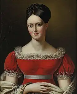 Ida Anhaltská na portrétu od Rudolpha Suhrlandta