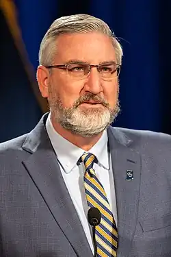 Eric Holcomb (22. ledna 2021)