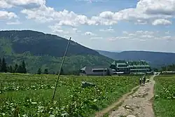 Trasa 4202 klesá od Špindlerovky k Lužické boudě