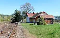 Železniční zastávka Blahousty