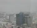Quito zahalené popelem z erupce v roce 2002