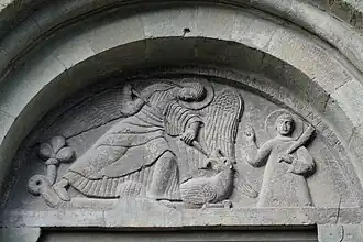 Románský portál sv. Vavřince