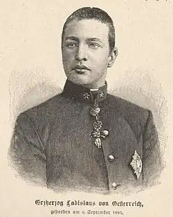Arcivévoda Ladislav Filip roku 1895