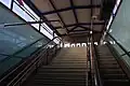 Schodiště u vstupu do stanice