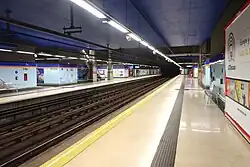 Nástupiště stanice