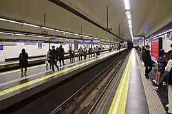 Nástupiště linky 6