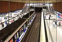 Nástupiště linky 6