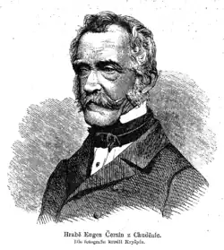 Eugen Karel Czernin z Chudenic 1867 Kryspin