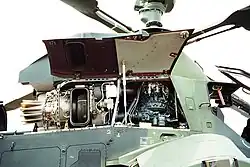 MTR390 instalovaný v Eurocopteru Tiger UHT