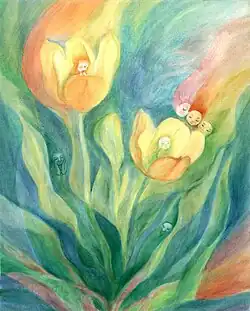 "Tulipánový záhon"