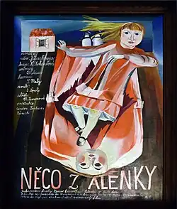 Filmový plakát: Něco z Alenky (1988)