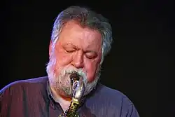 Evan Parker v roce 2010