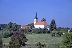 Evangelický kostel ve vsi Gornji Petrovci