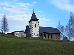 Rozestavěný kostel v Dolní Poustevně (2005)