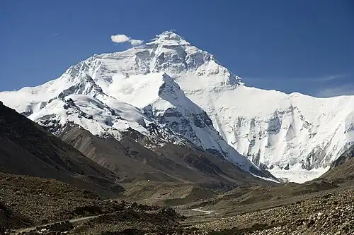 Mount Everest je nejvyšší hora světa