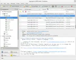 Emailový klient Evolution