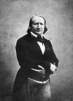 portrét Alfreda de Vigny od Nadara