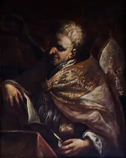 Pavel z Krnova na obraze v chodbě biskupské rezidence Freising