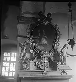 Oltář sv. Jana Nepomuckého – původní stav