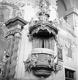 Kazatelna – původní stav