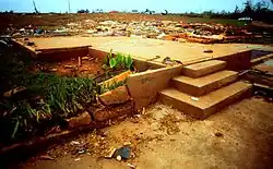 Ukázka škod tornáda kategorie F5