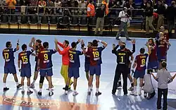 Hráči FC Barcelona v roce 2008