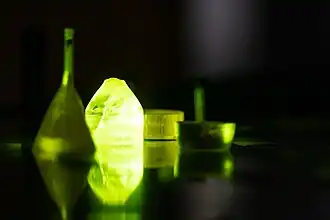 Scintilační krystaly (oddělení optických materiálů)