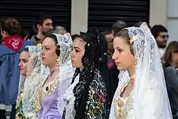 Španělky s mantilou