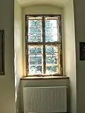 Jedno z původních barokních oken