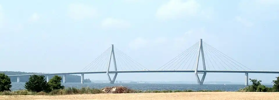 Pohled na Horní most, dánsky Højbroen