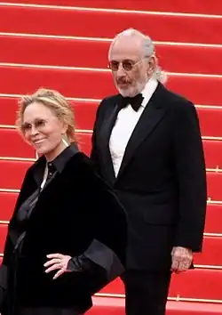 Jerry Schatzberg (vpravo) a Faye Dunawayová