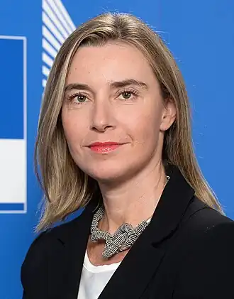 Federica Mogheriniová, 2015